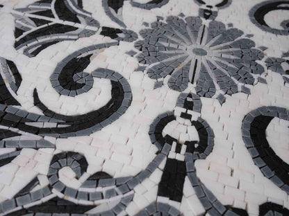 Waterjet Floral Mosaic Art