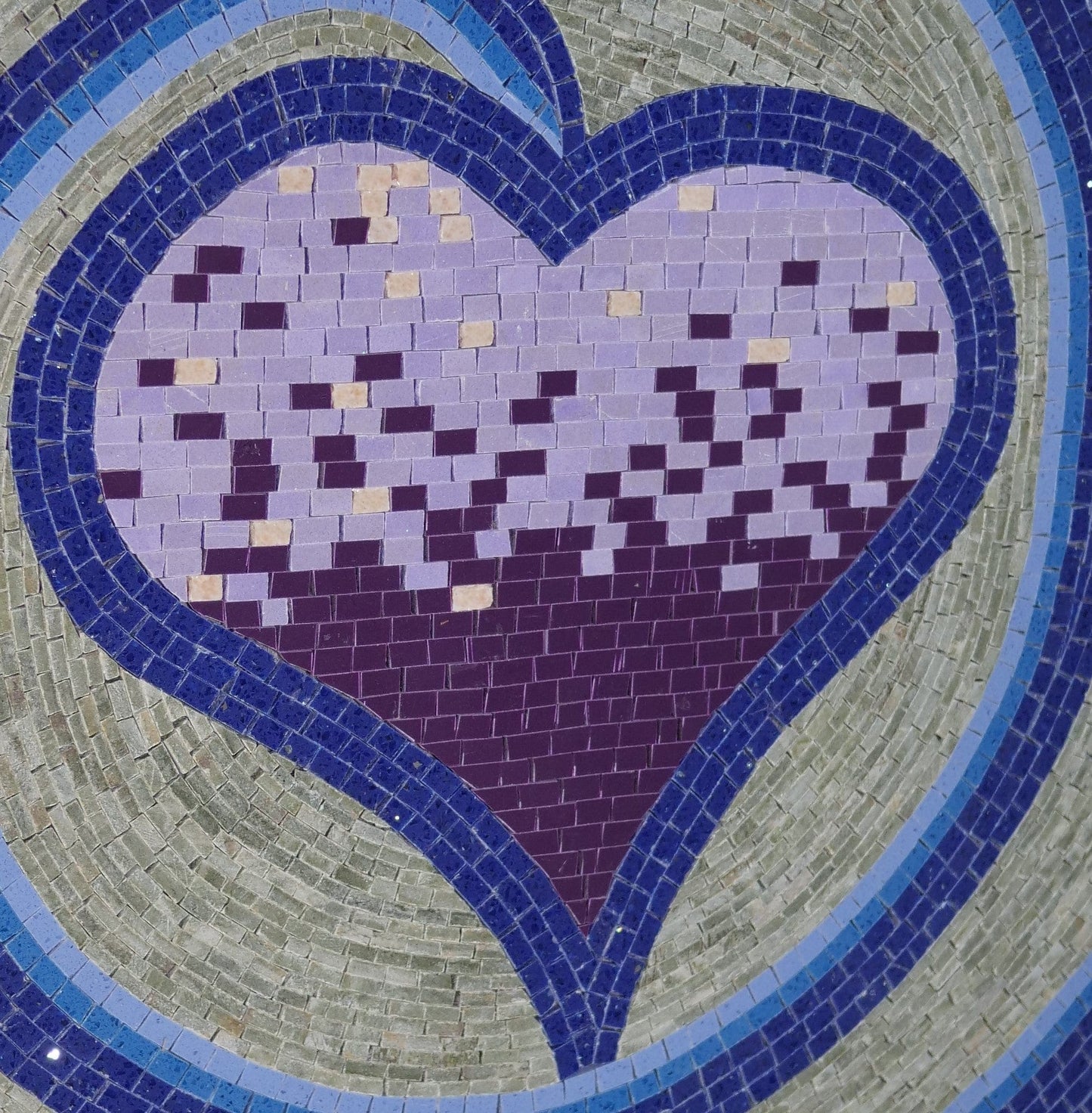 Mosaic Marble Art - Heart