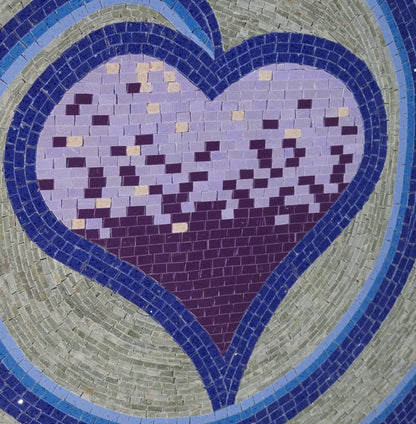 Mosaic Marble Art - Heart