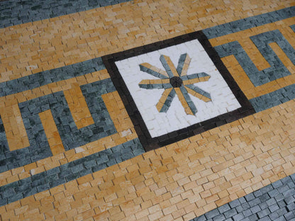 Ceres - Floral Roman Mosaic Rug