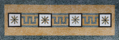 Ceres - Floral Roman Mosaic Rug