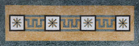 Ceres - Floral Roman Mosaic Rug