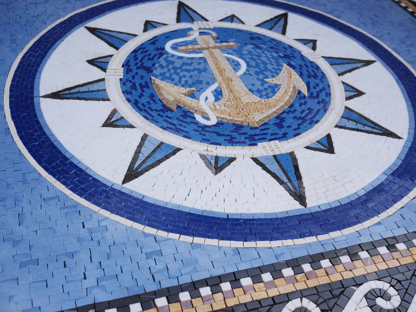 Roman Mosaic Artwork- The Anchor