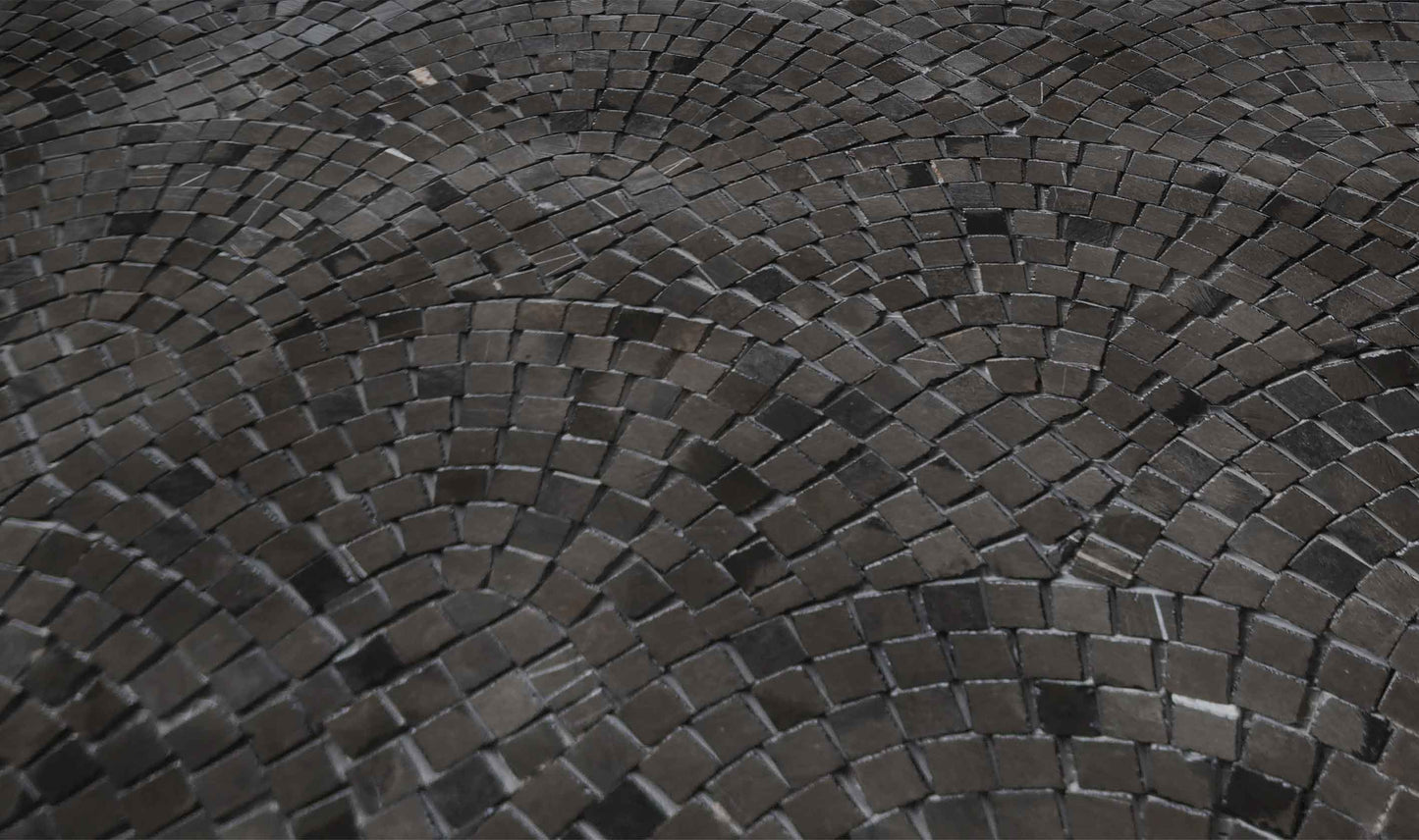 Black Tile Background - Mosaic Art