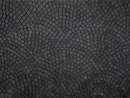 Black Tile Background - Mosaic Art