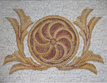 Touch of Orange - Mosaic Artwork