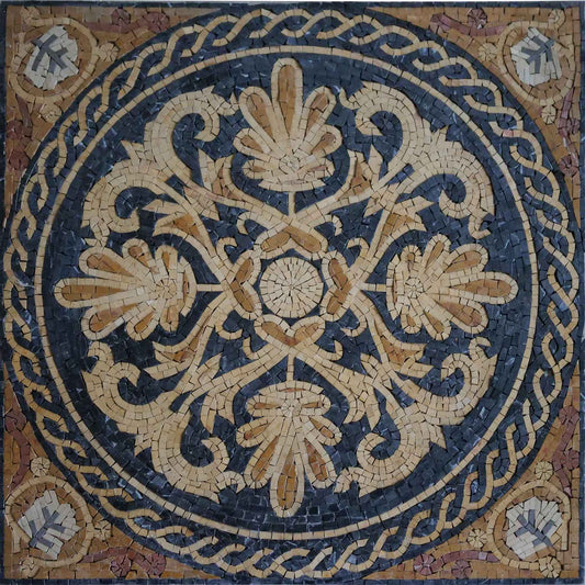 Geometric Art - Marble Mosaic Design