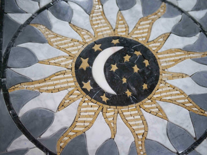 Sun & Moon - Mosaic Art