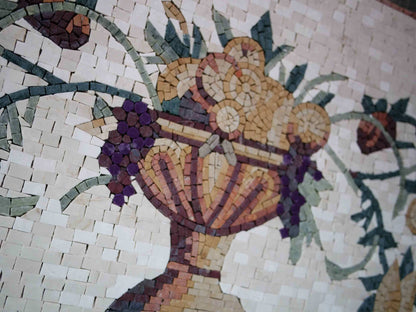 Food Basket - Mosaic Artwork