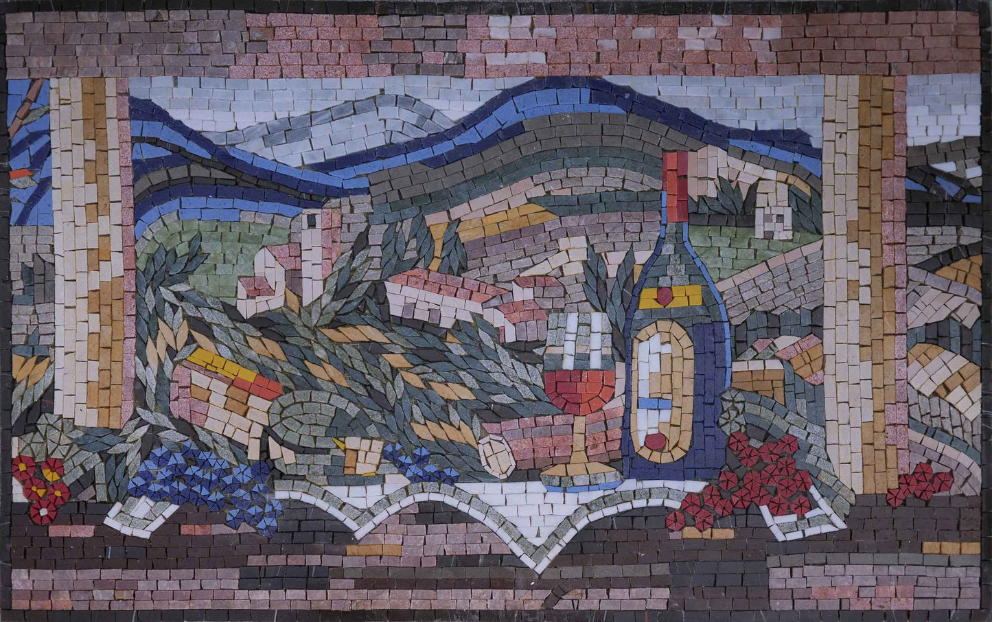 The Beauty Of Tuscany - Mosaic Artwork
