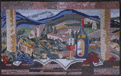 The Beauty Of Tuscany - Mosaic Artwork