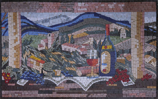 The Beauty Of Tuscany - Mosaic Artwork
