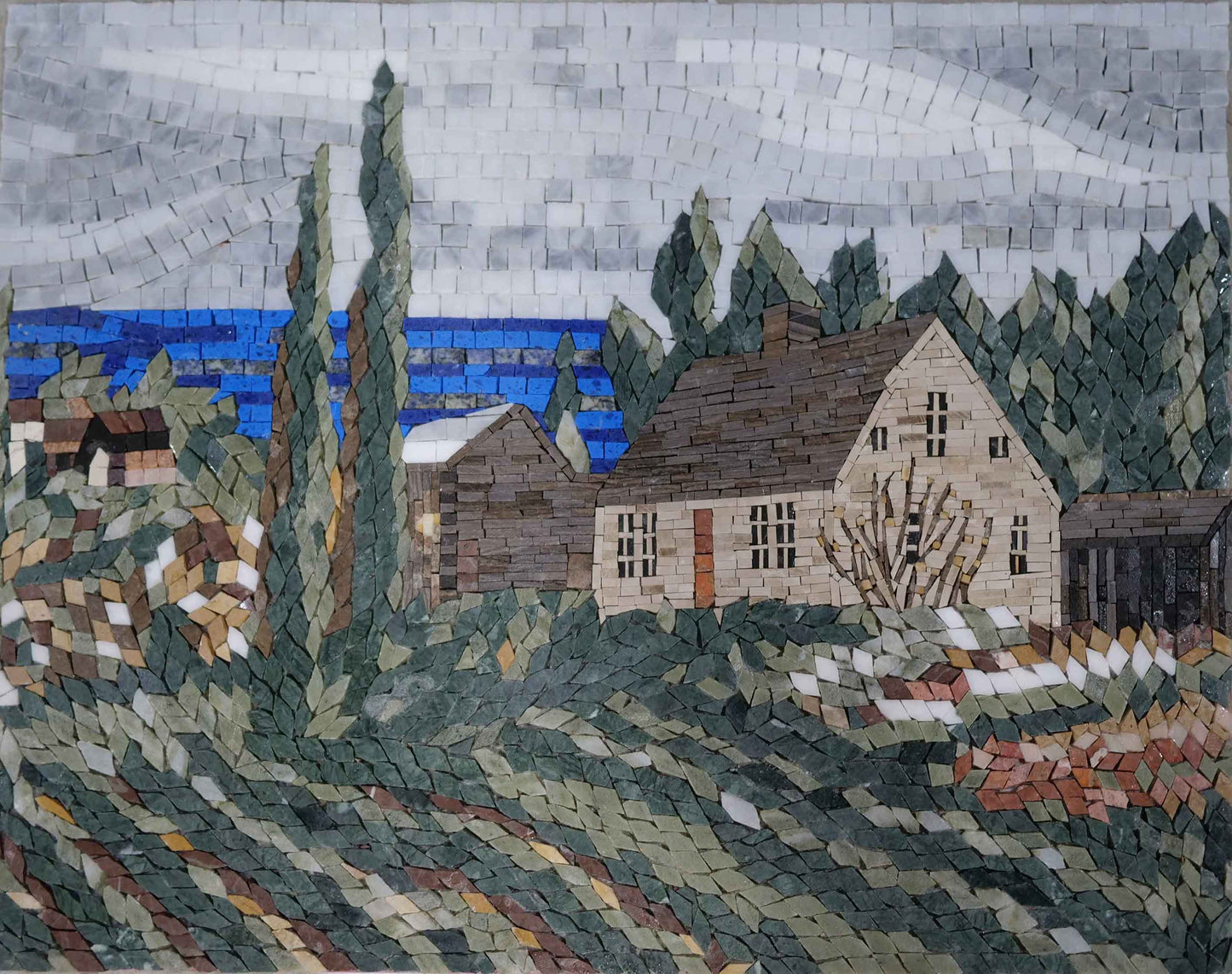 Small Village - Mosaic Scenery