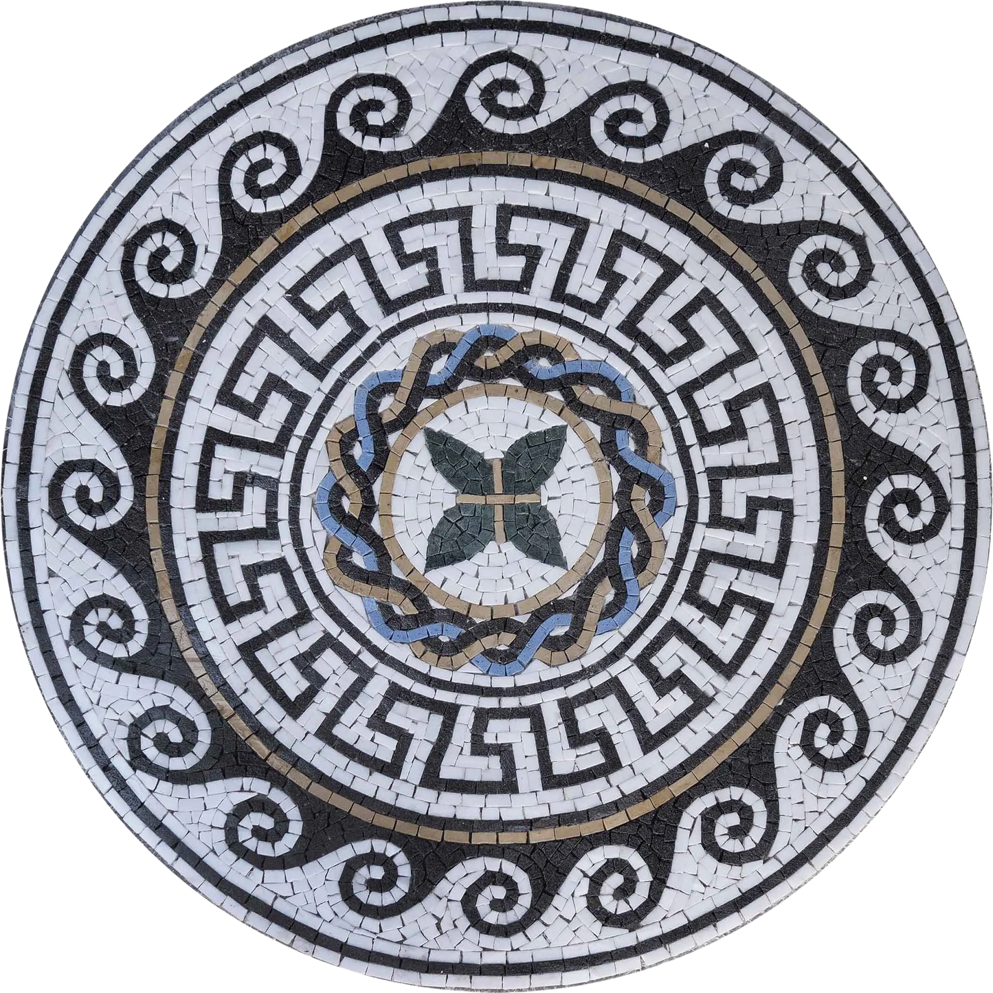Medallion Geometric Art - Marble Mosaic