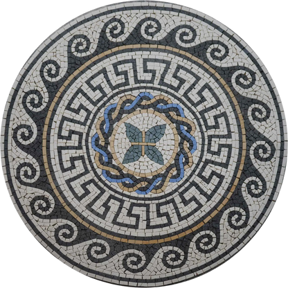 Mosaic Medallion - Greek Patterns