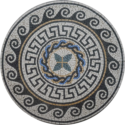 Mosaic Medallion - Greek Patterns