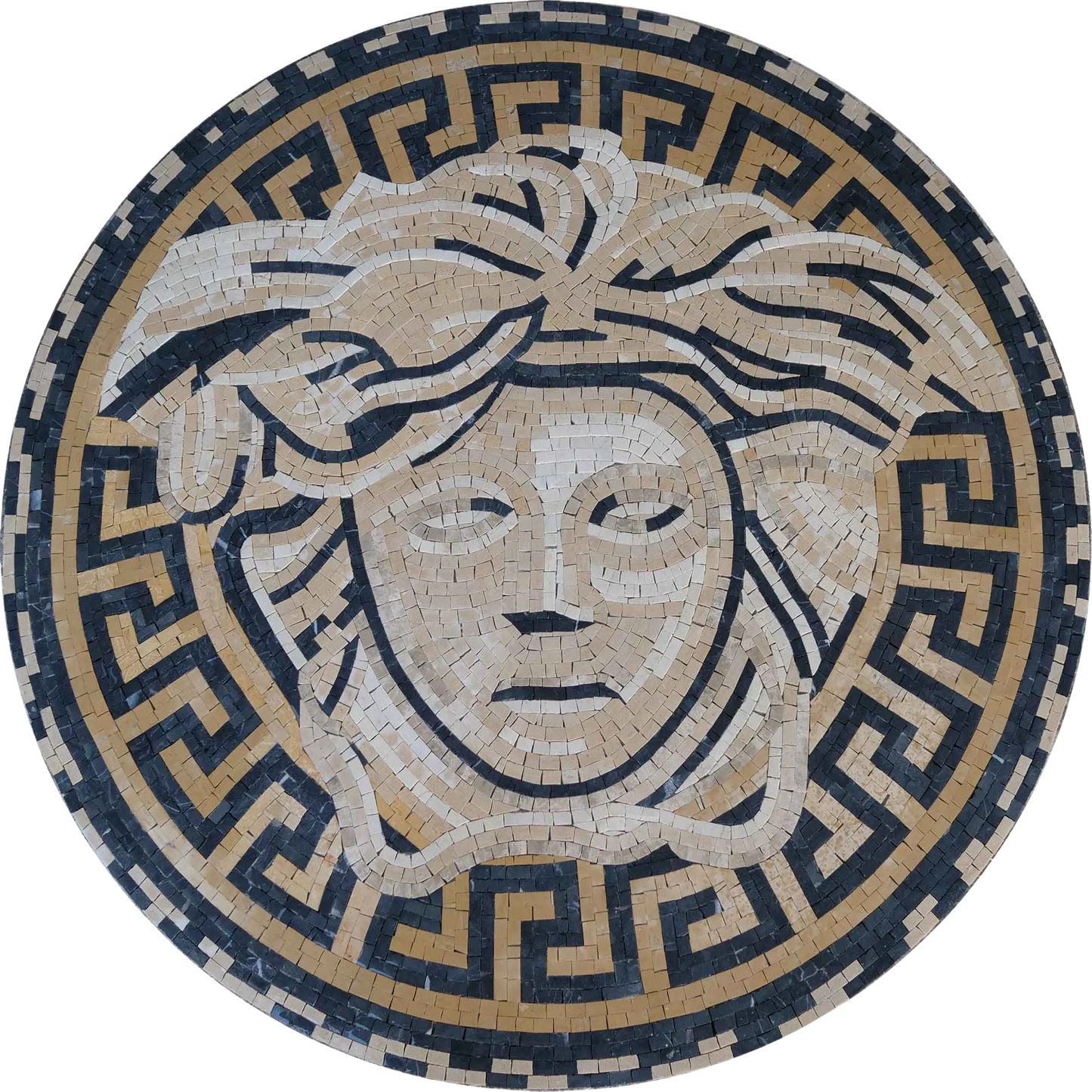 Mosaic Medallion - Ancient Versace Medusa
