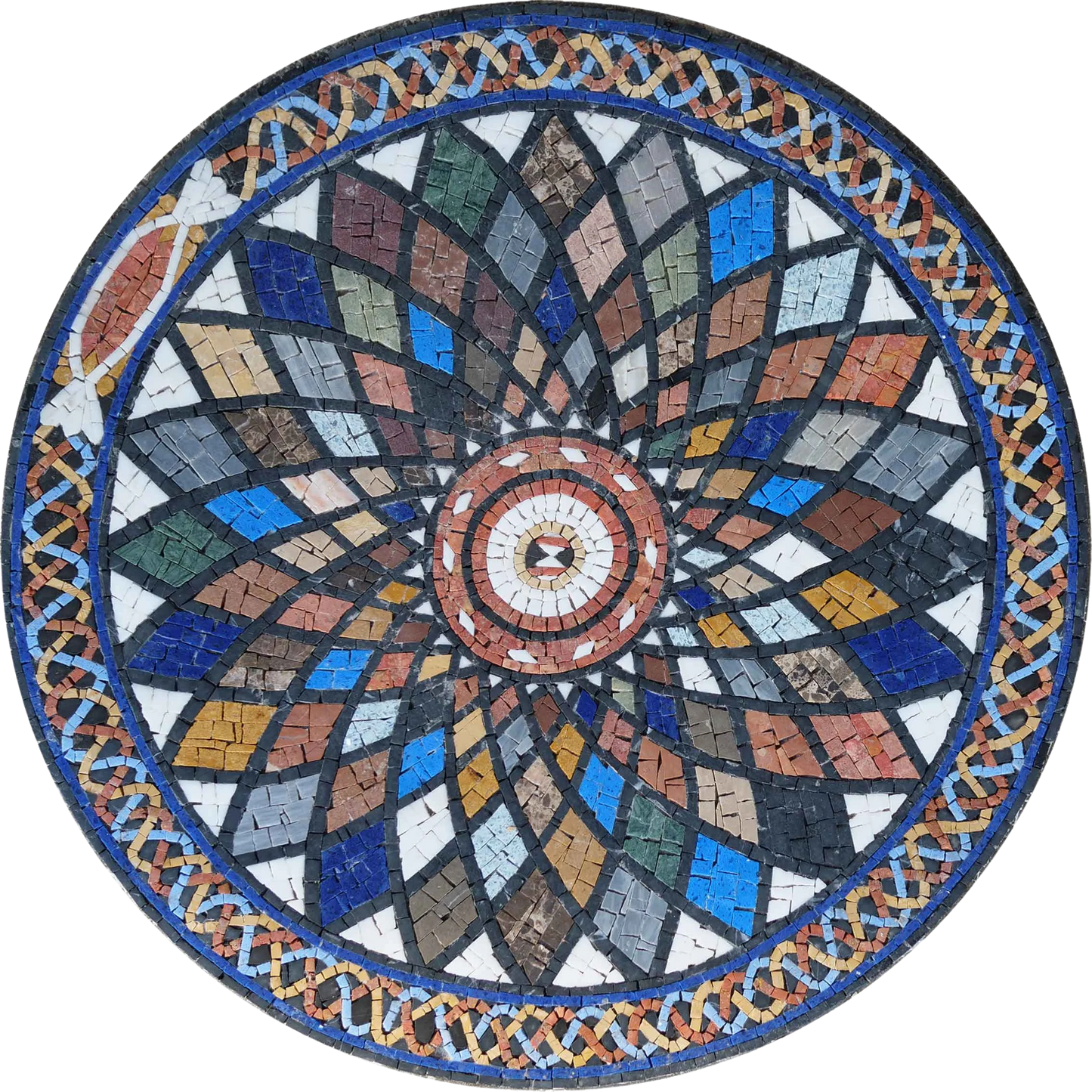 Mosaic Medallion - Floral Design