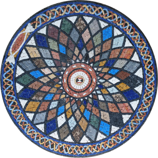 Mosaic Medallion - Floral Design