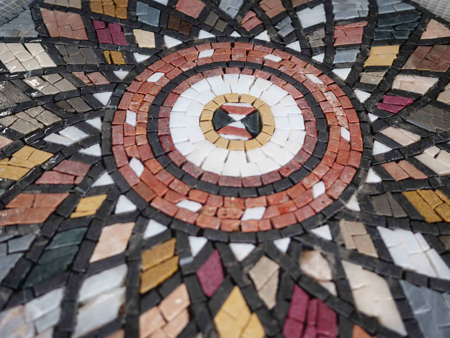 Mosaic Medallion - Multicolor Geometry