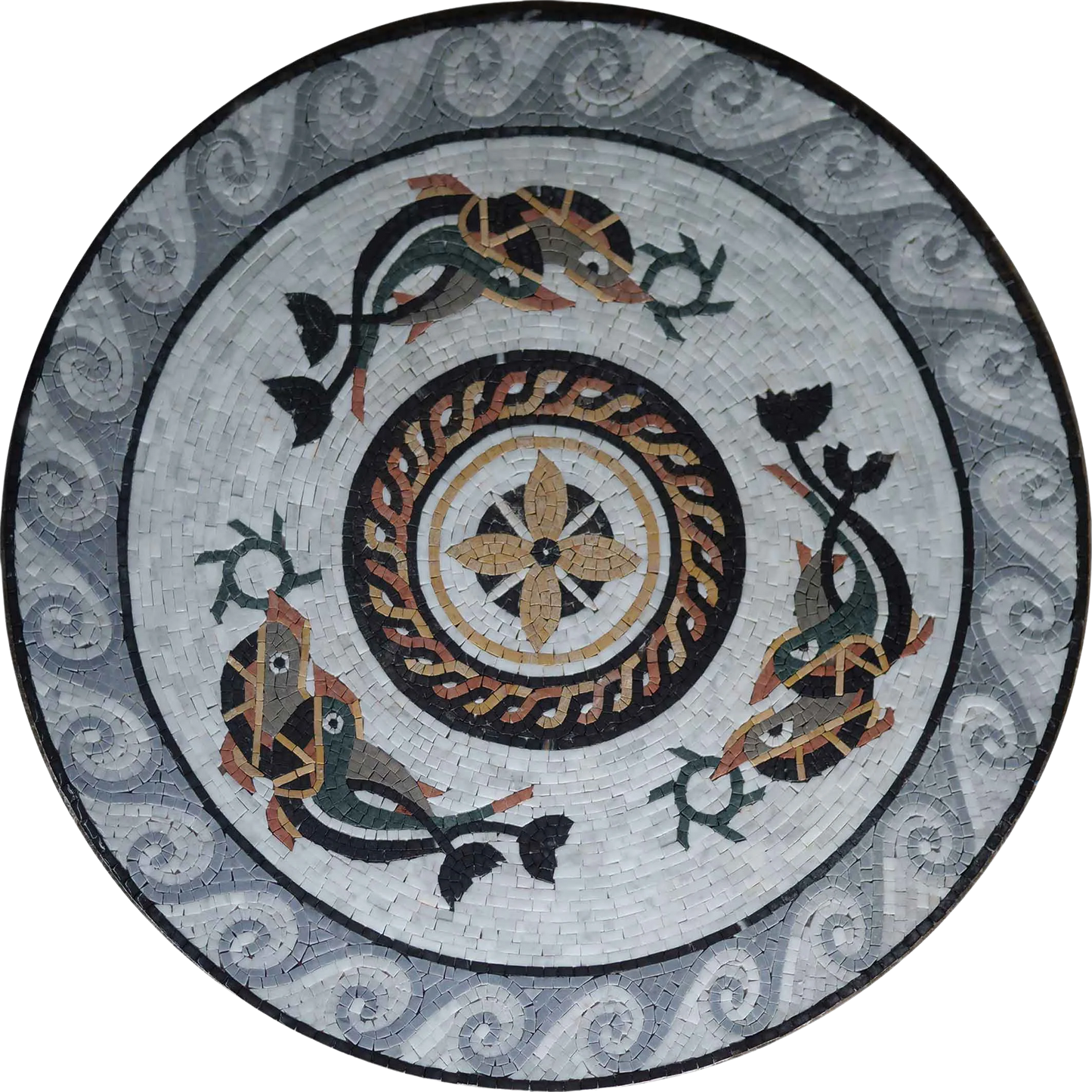 Nautical Mosaic - Ancient Fish