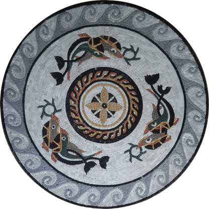 Nautical Mosaic - Ancient Fish