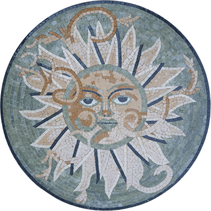 Mosaic Medallion - Earth Surya