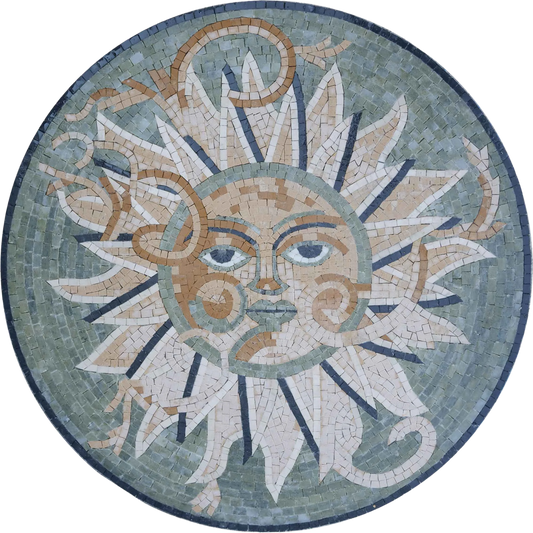 Mosaic Medallion - Earth Surya