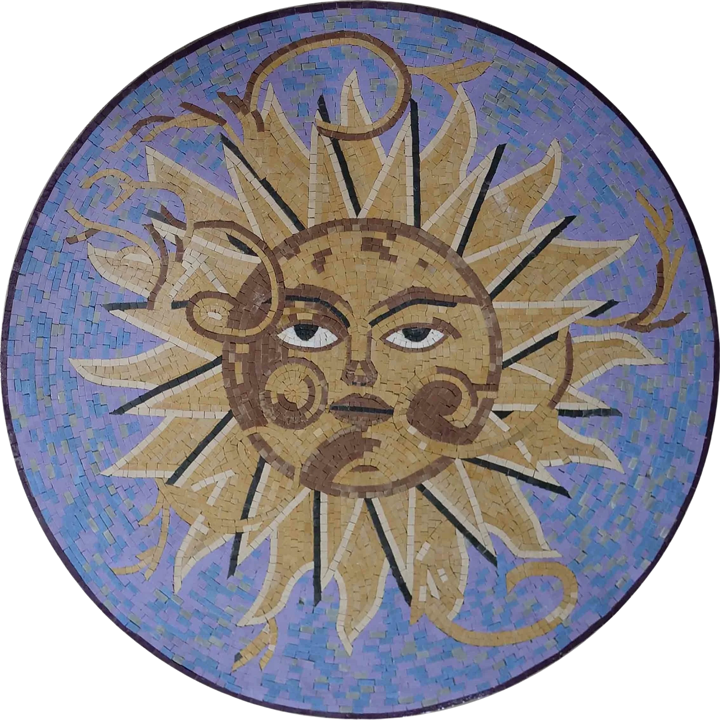 Mosaic Artwork - Purple Surya