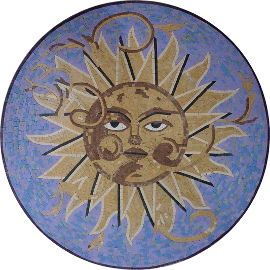 Mosaic Artwork - Purple Surya