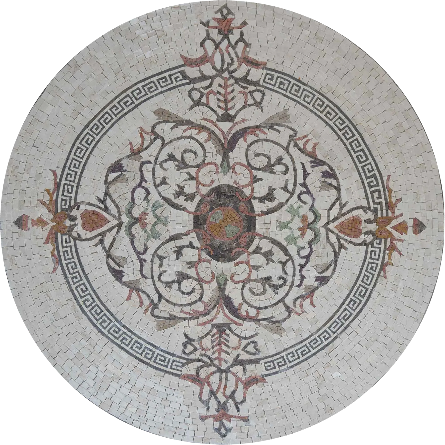 Mosaic Medallion - Flowers & Vases