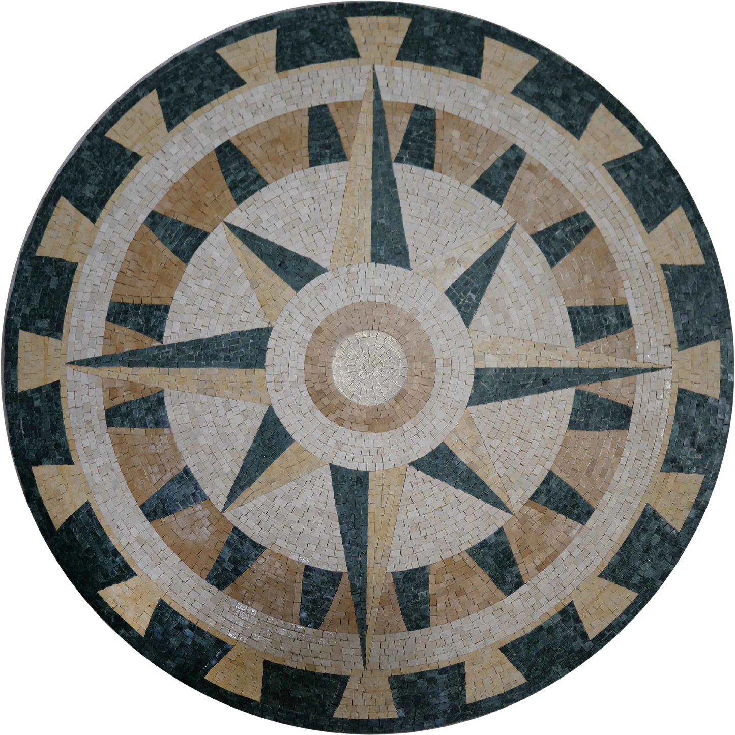 Compass Medallion - Marble Mosaic Art