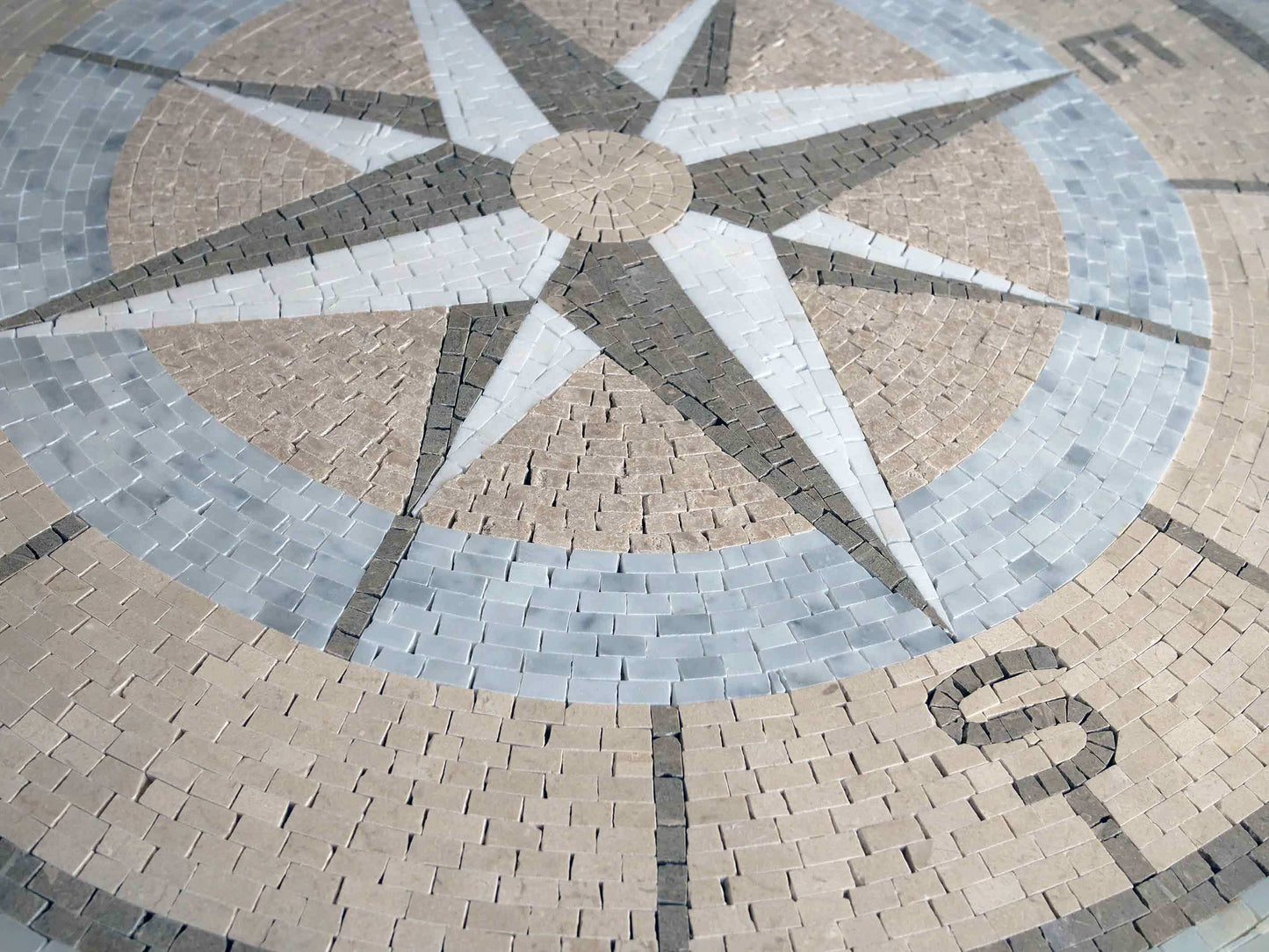 Mosaic Tile Art - The Compass