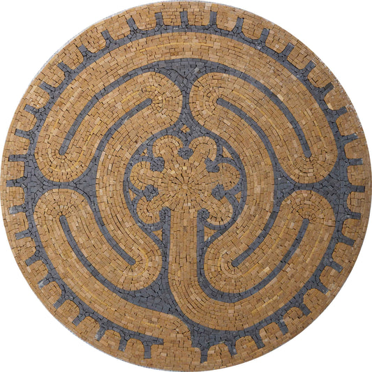 Labyrinth Mosaic Artwork