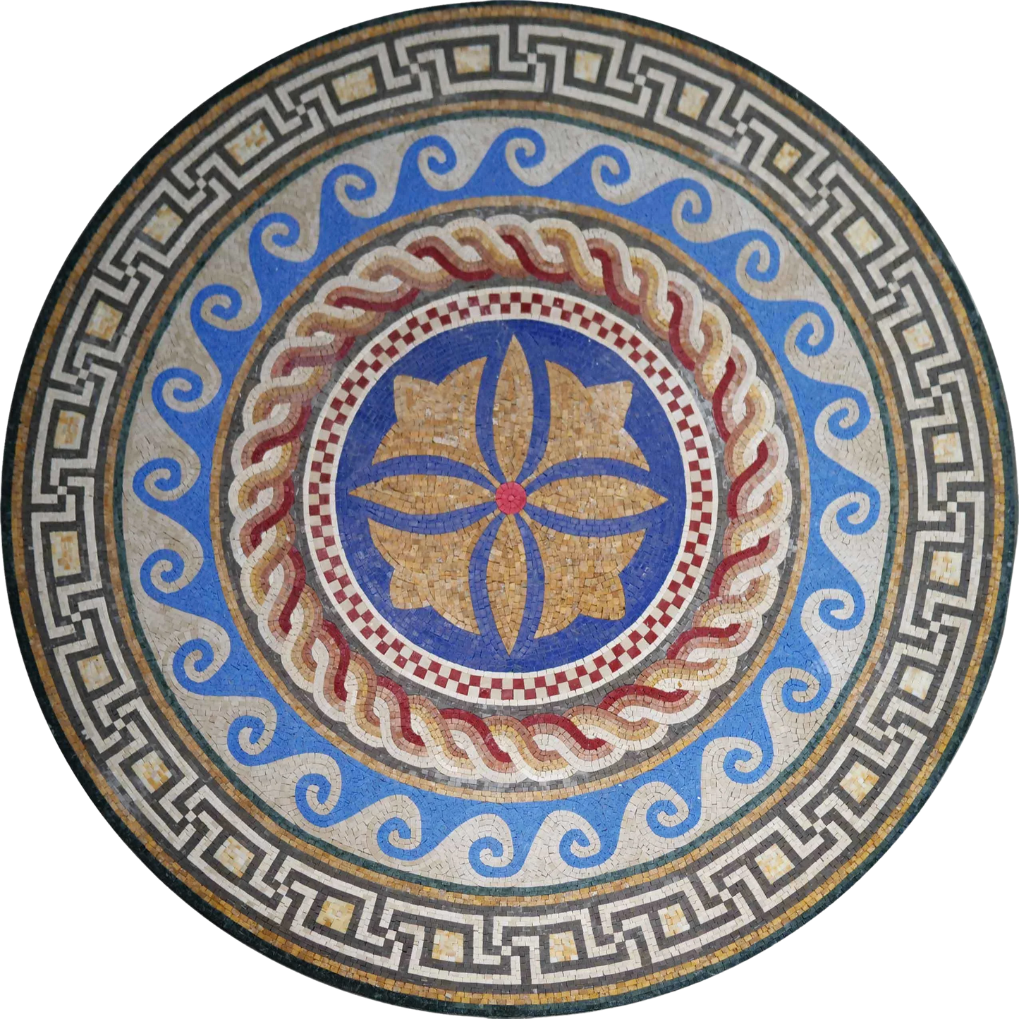 Delialah - Greco-Roman Mosaic Medallion