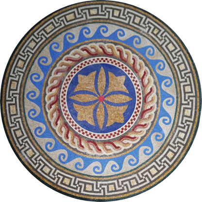 Delialah - Greco-Roman Mosaic Medallion