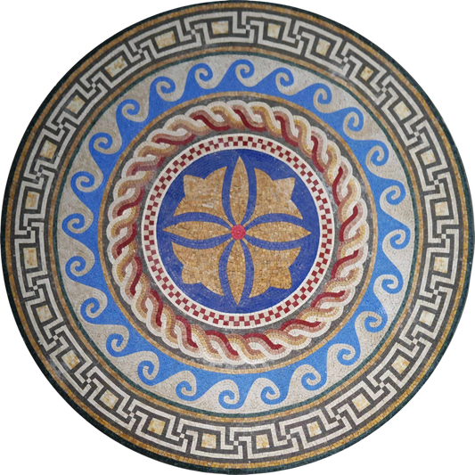 Delialah - Greco-Roman Mosaic Medallion