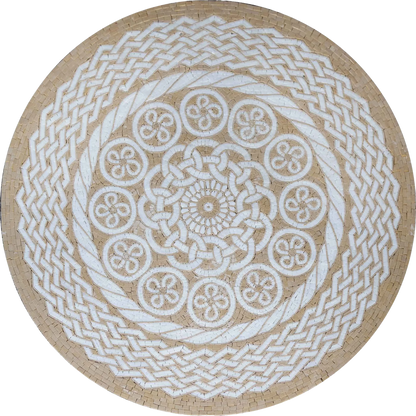 Geometric Mosaic Art - Patterned Circles