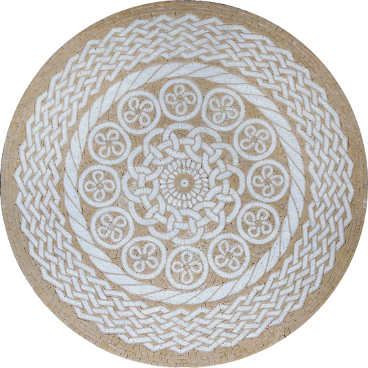 Geometric Mosaic Art - Patterned Circles