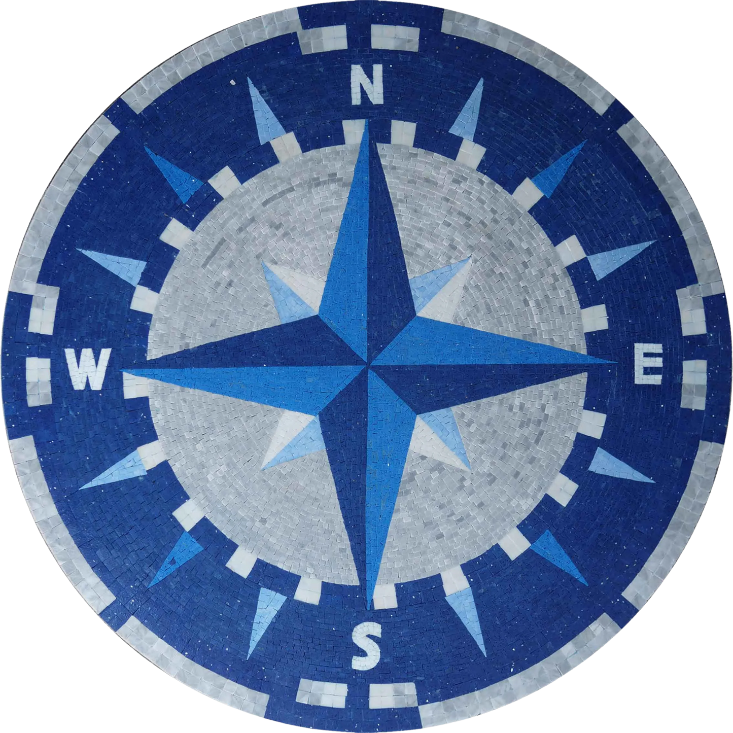 Mosaic Compass - Modern Mosaic