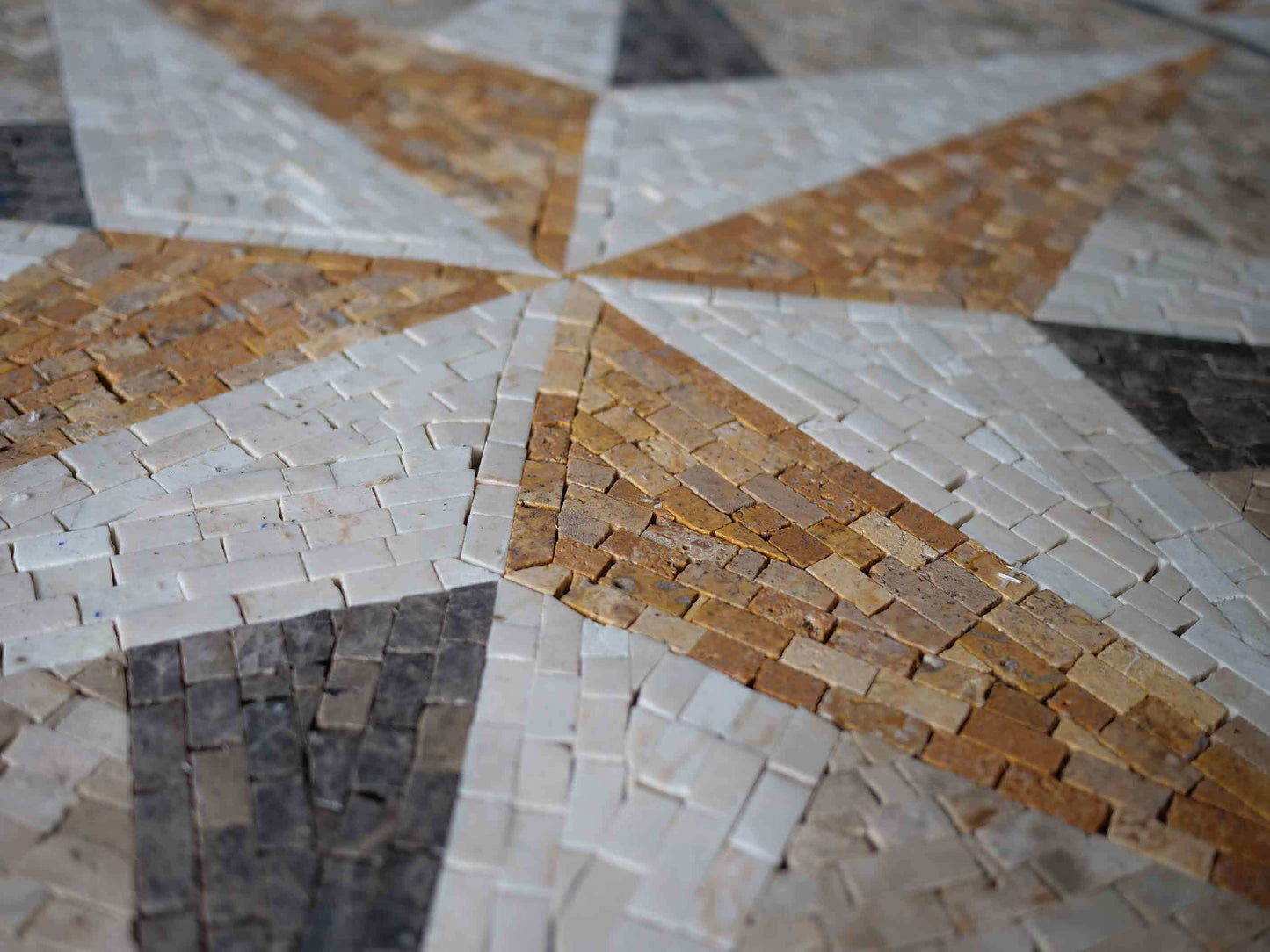 Mosaic Medallion - Double Compass