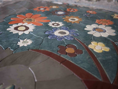 Tree Flower Mosaic Artistry