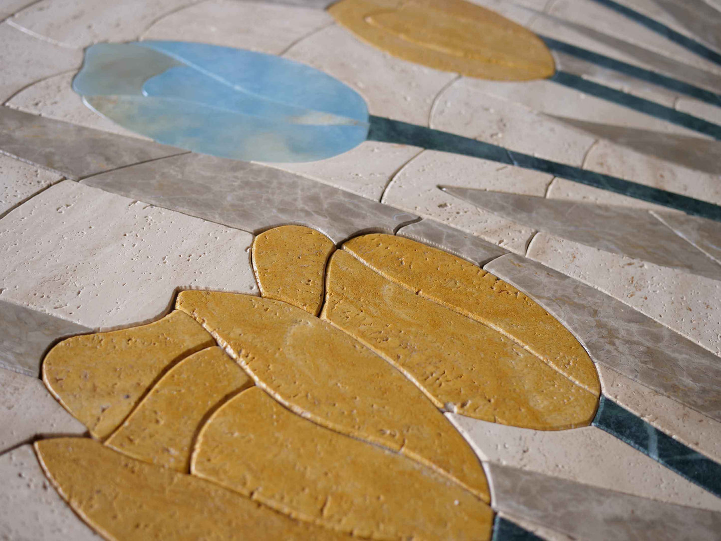 Tulip Mosaic Stone Art