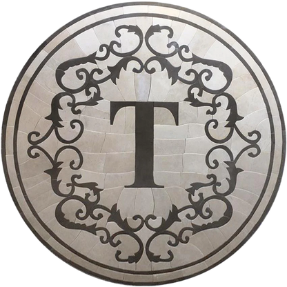 Mosaic Monogram - T