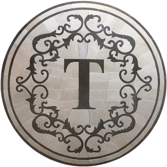 Mosaic Monogram - T