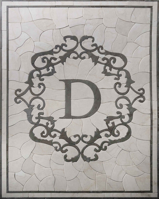 Mosaic Monogram - D