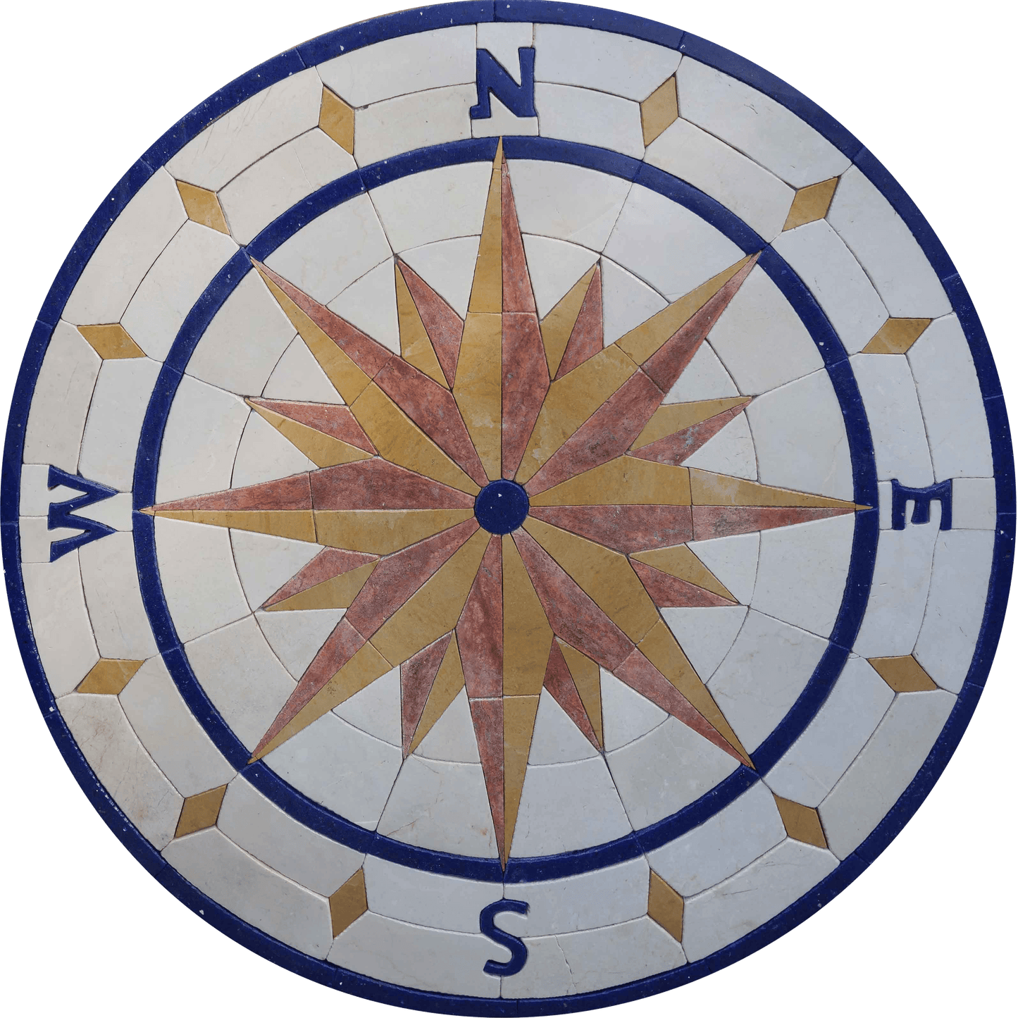 Mare - Stone Art Mosaic Compass