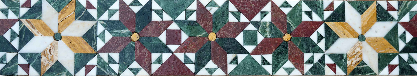 Marble Floor Mosaic Border
