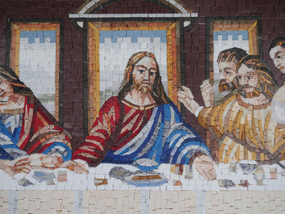 Mosaic Reproduction - Da Vinci's The Last Supper