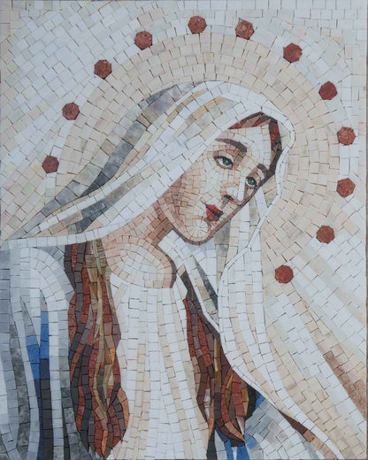 Divine Mother Mary Mosaic Icon